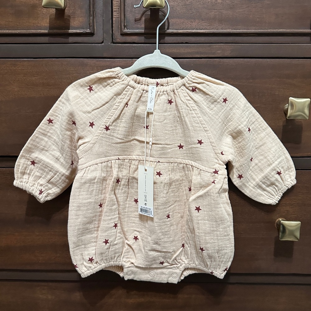 NWT Rylee & Cru Long Sleeve Bubble Romper